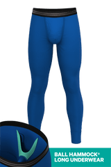 The Crown Jewels | Royal Blue Ball Hammock® Long Johns - Shinesty