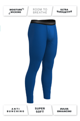 The Crown Jewels | Royal Blue Ball Hammock® Long Johns - Shinesty
