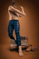 The Crown Jewels | Royal Blue Ball Hammock® Long Johns - Shinesty