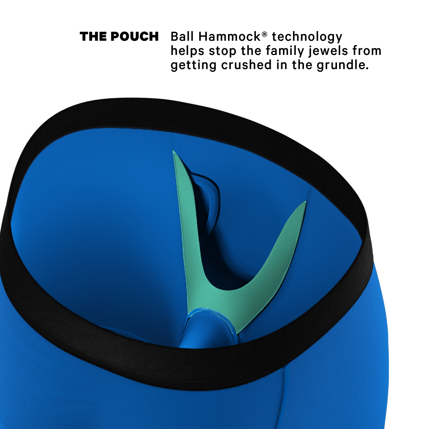 The Crown Jewels | Royal Blue Ball Hammock® Boxer - Long Leg