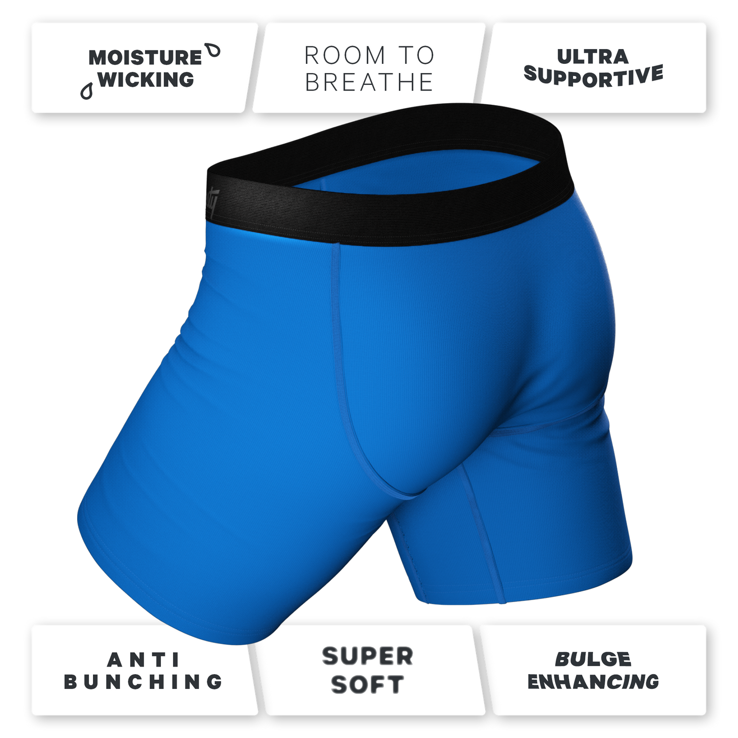 The Crown Jewels | Royal Blue Ball Hammock® Boxer - Long Leg