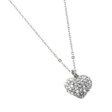 Crystal Pave Heart Pendant Necklace - Madeline Love - Flyclothing LLC