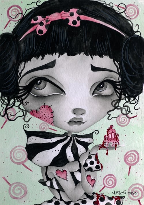 Black Market Art Company Cupcake Print