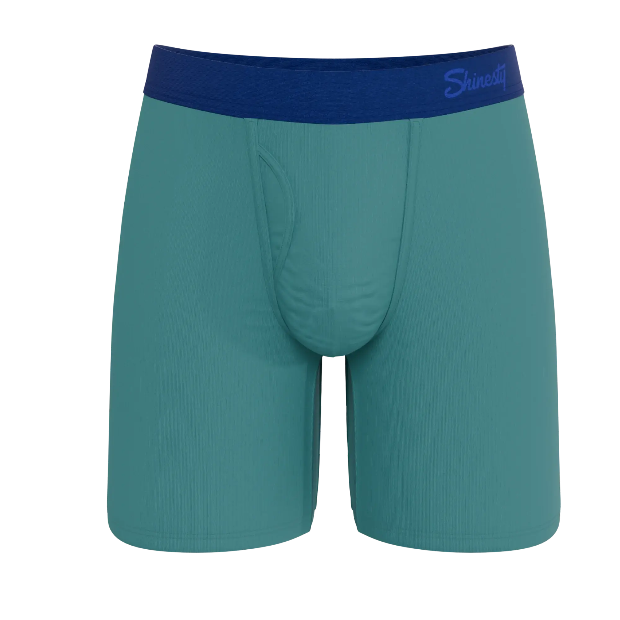 The Curacao | Teal Long Leg Ball Hammock® Pouch Underwear With Fly - Shinesty - Flyclothing LLC