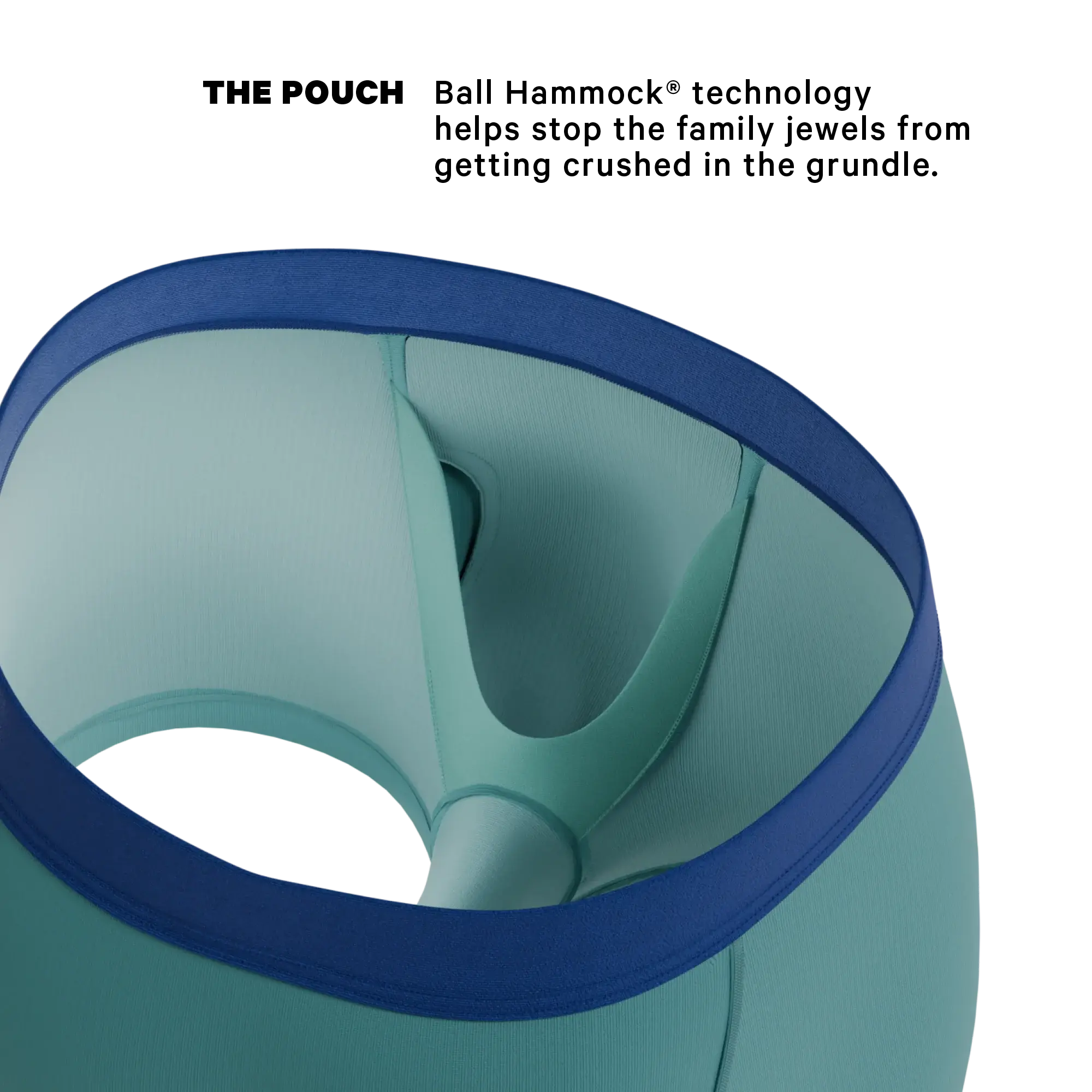 The Curacao | Teal Ball Hammock® Pouch Trunks Underwear - Shinesty - Flyclothing LLC