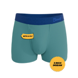 The Curacao | Teal Ball Hammock® Pouch Trunks Underwear - Shinesty - Flyclothing LLC