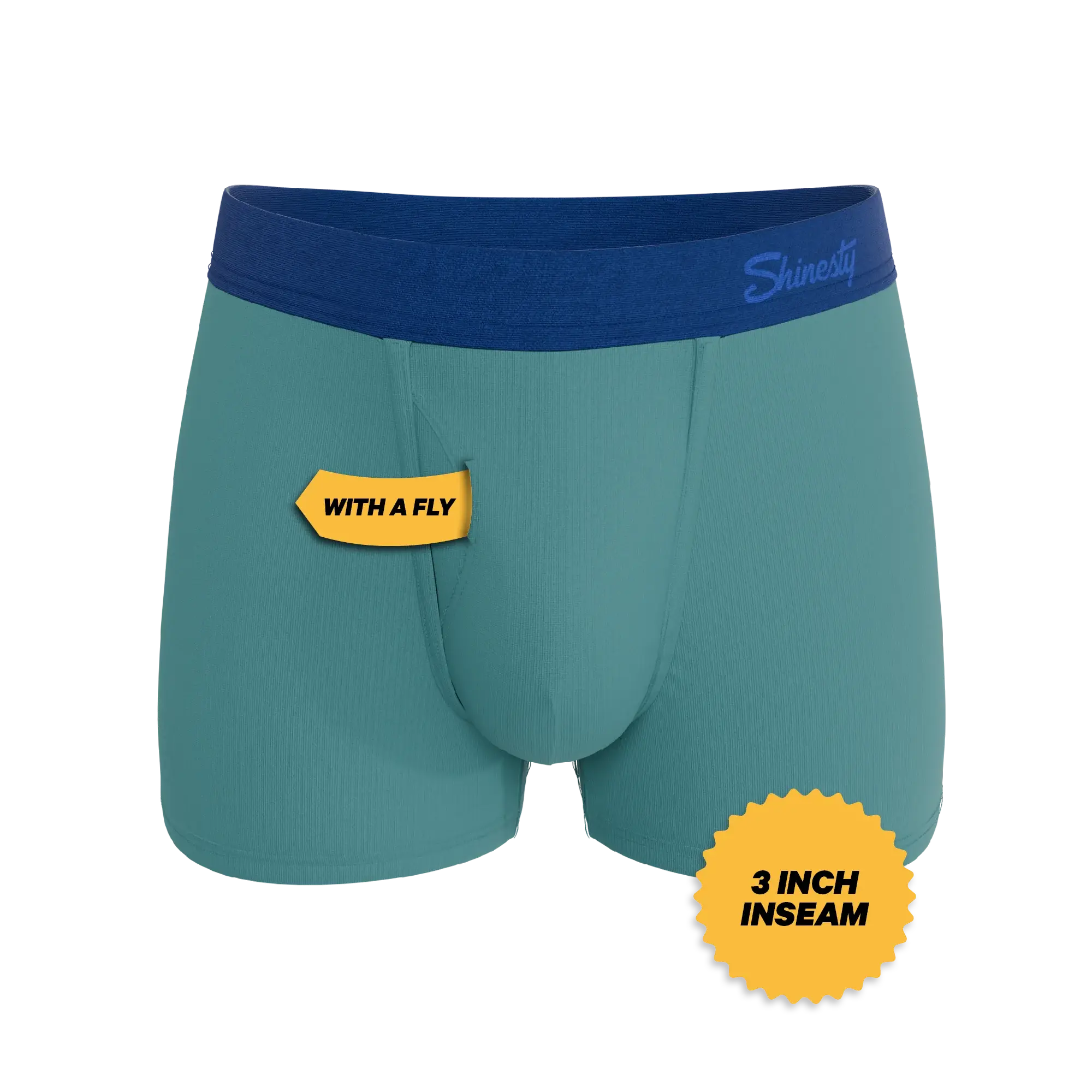 The Curacao | Teal Ball Hammock® Pouch Trunks Underwear - Shinesty - Flyclothing LLC