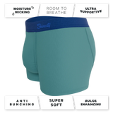 The Curacao | Teal Ball Hammock® Pouch Trunks Underwear - Shinesty - Flyclothing LLC