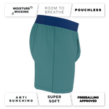 The Curacao | Teal Boxers - Shinesty - Flyclothing LLC