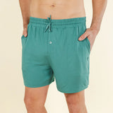 The Curacao | Teal SleepDeep™ Men’s Pajama Shorts - Shinesty - Flyclothing LLC