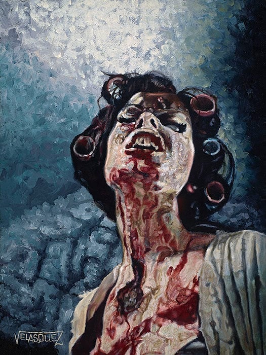Black Market Art Company Curlers Print