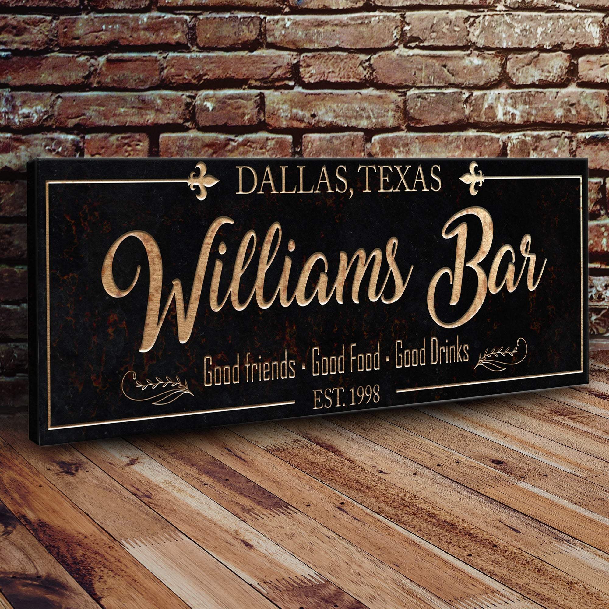 Custom Bar Sign - Tailored Canvases - Flyclothing LLC
