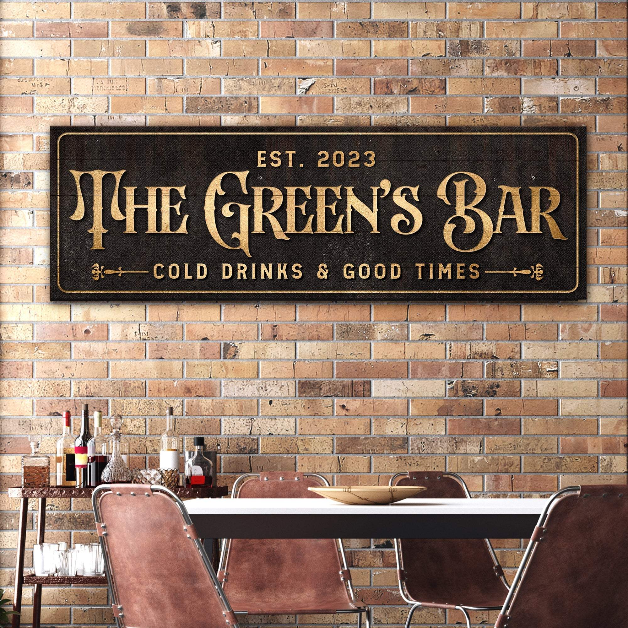 Custom Bar Sign III - Tailored Canvases - Flyclothing LLC