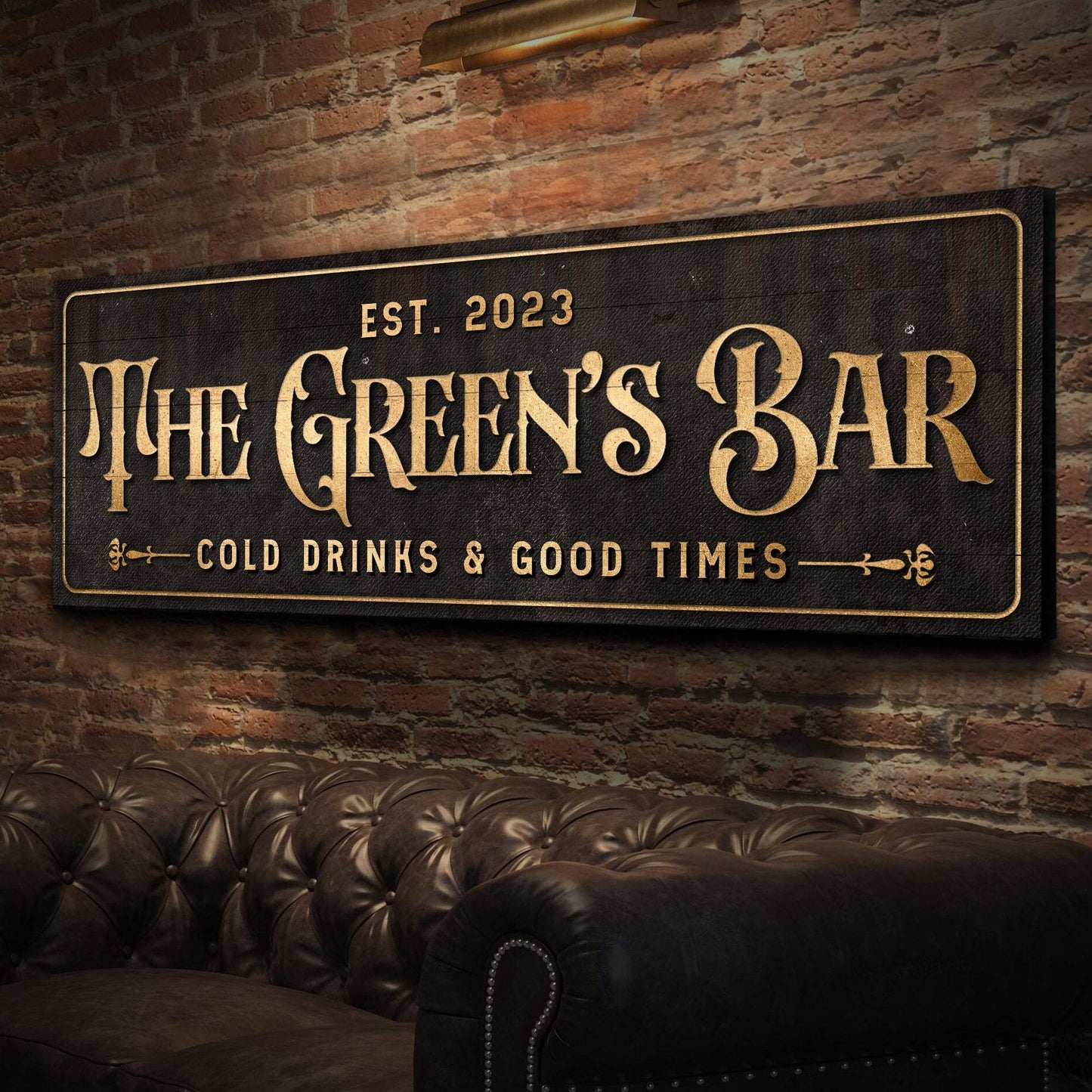 Custom Bar Sign III - Tailored Canvases - Flyclothing LLC