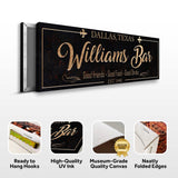 Custom Bar Sign - Tailored Canvases - Flyclothing LLC
