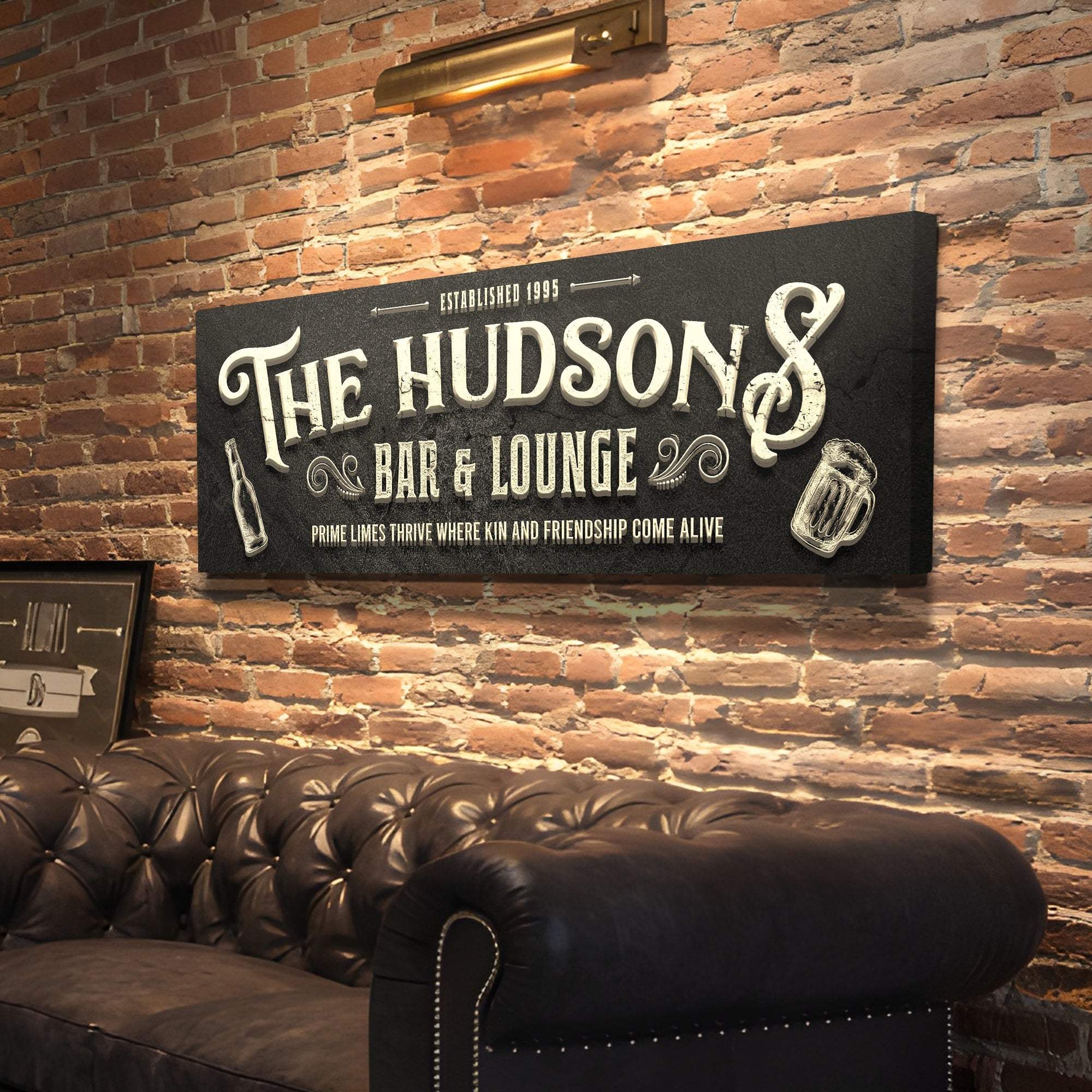 Custom Bar & Lounge Sign II - Tailored Canvases - Flyclothing LLC