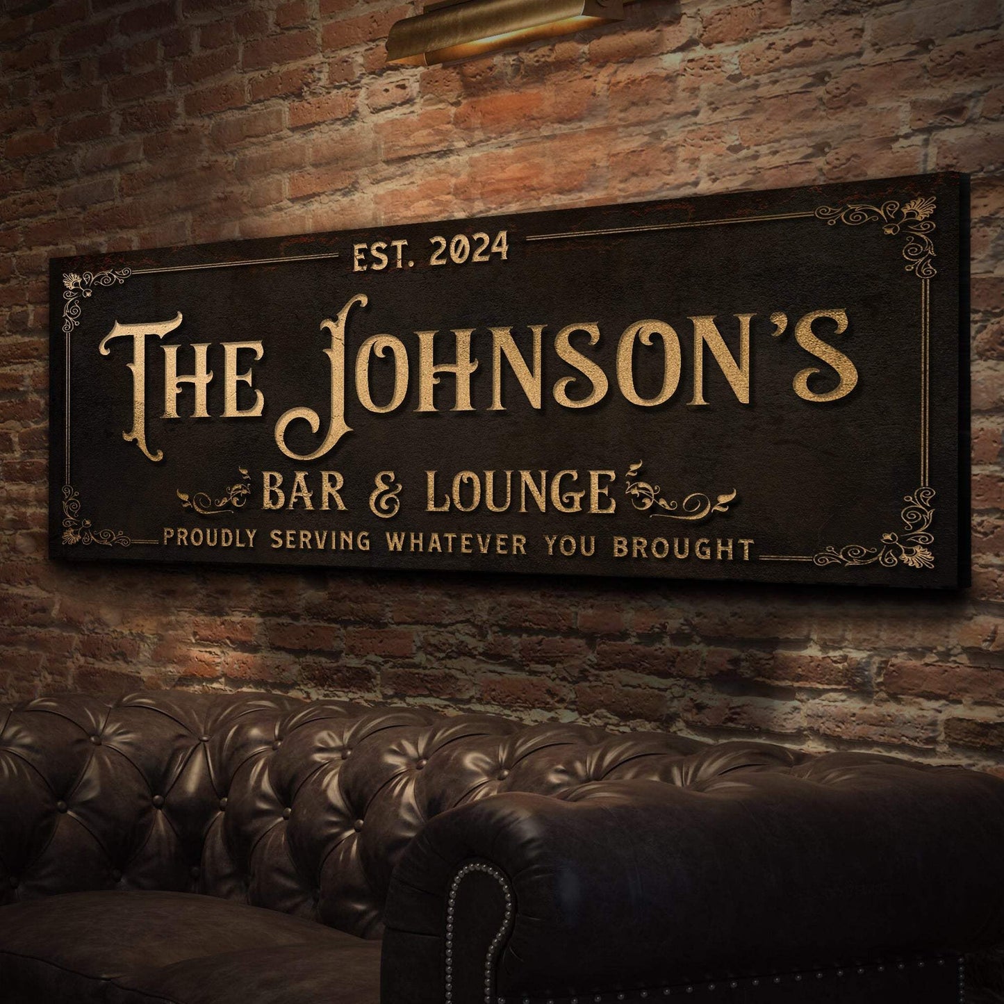 Custom Bar & Lounge Sign III - Tailored Canvases - Flyclothing LLC