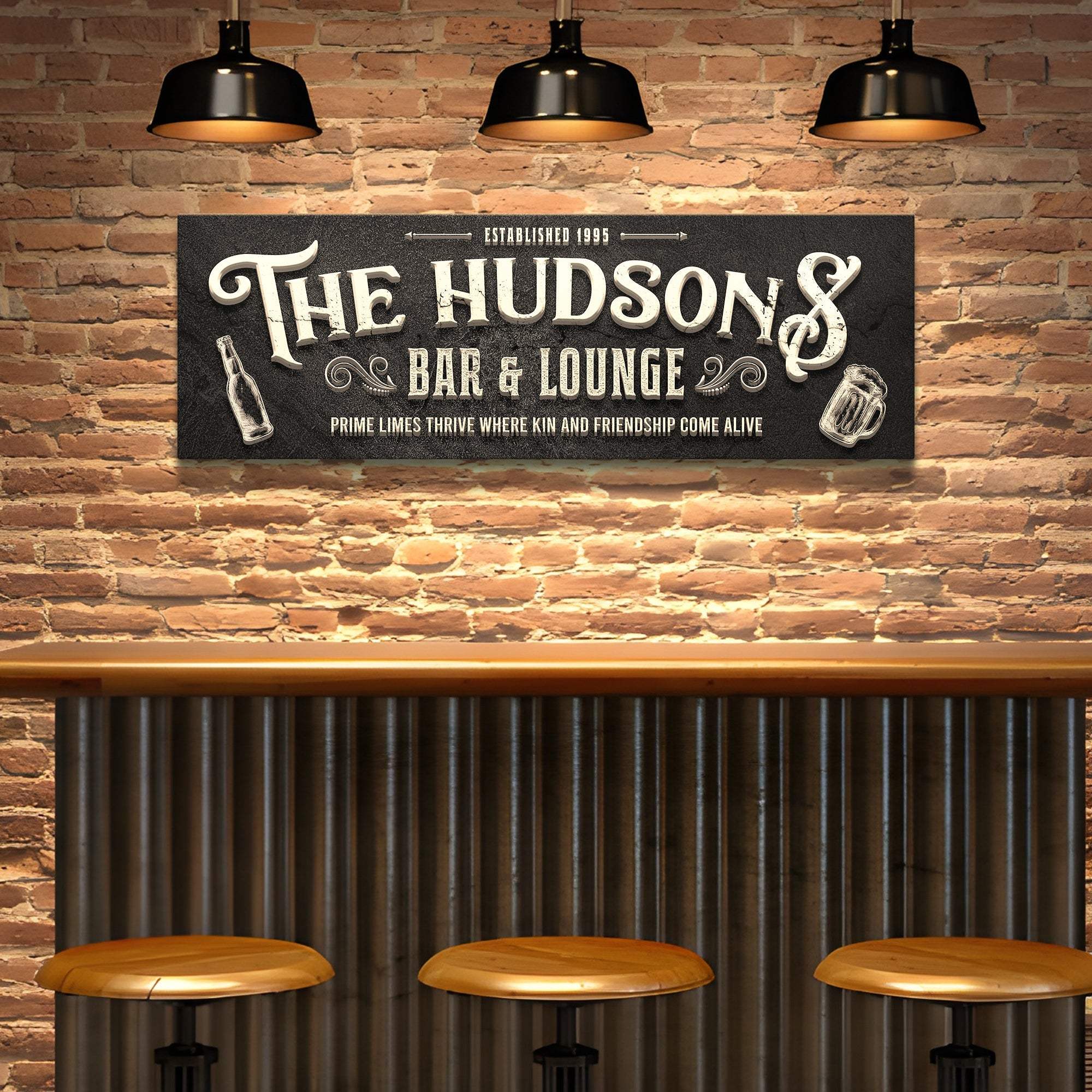 Custom Bar & Lounge Sign II - Tailored Canvases - Flyclothing LLC