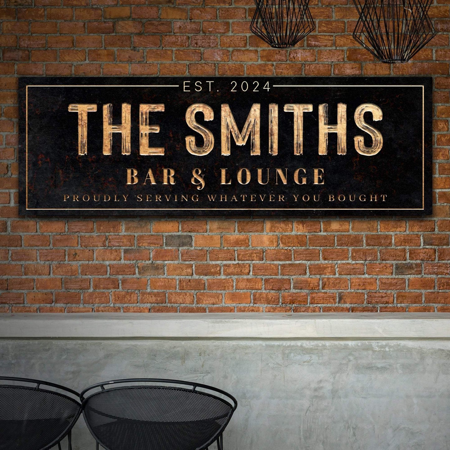 Custom Bar & Lounge Sign - Tailored Canvases - Flyclothing LLC