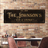 Custom Bar & Lounge Sign III - Tailored Canvases - Flyclothing LLC