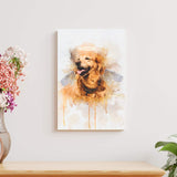 Custom Dog Watercolor Portrait - Tailored Canvases - Flyclothing LLC