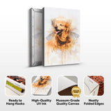 Custom Dog Watercolor Portrait - Tailored Canvases - Flyclothing LLC