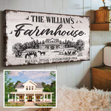 Custom Farmhouse Sign - Tailored Canvases - Flyclothing LLC