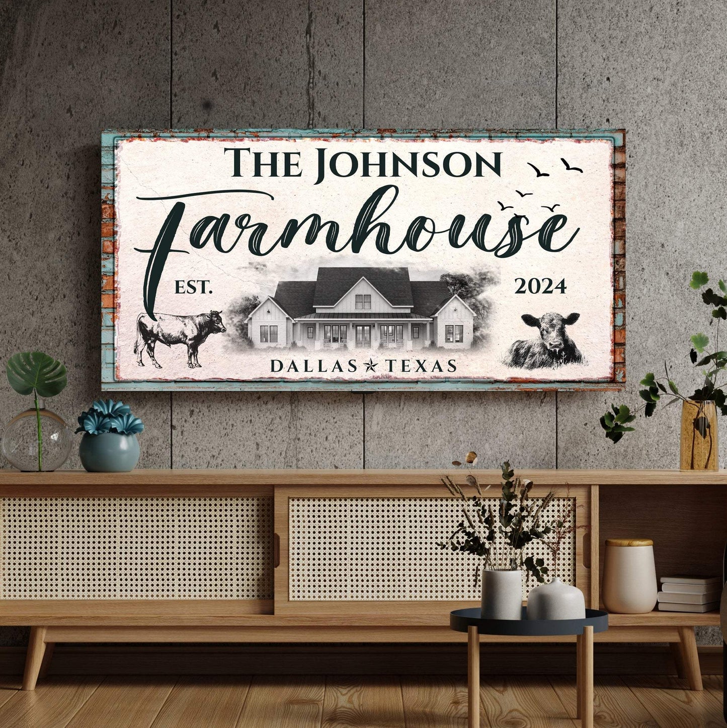 Custom Farmhouse Sign II - Tailored Canvases - Flyclothing LLC