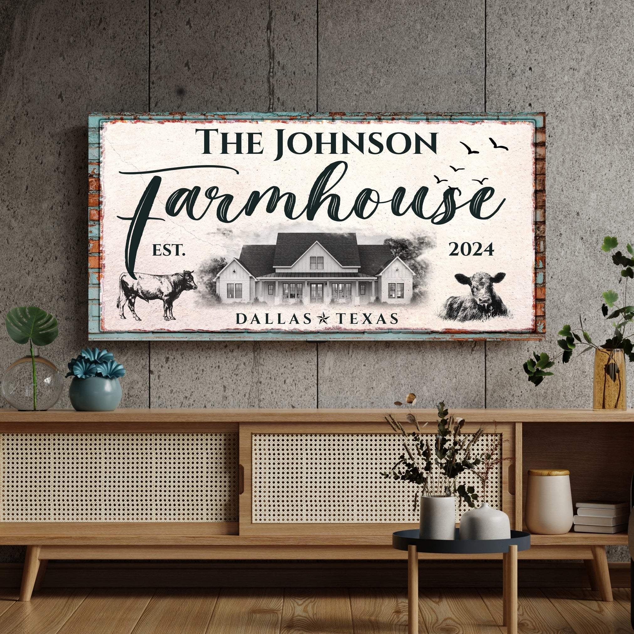 Custom Farmhouse Sign II - Tailored Canvases - Flyclothing LLC