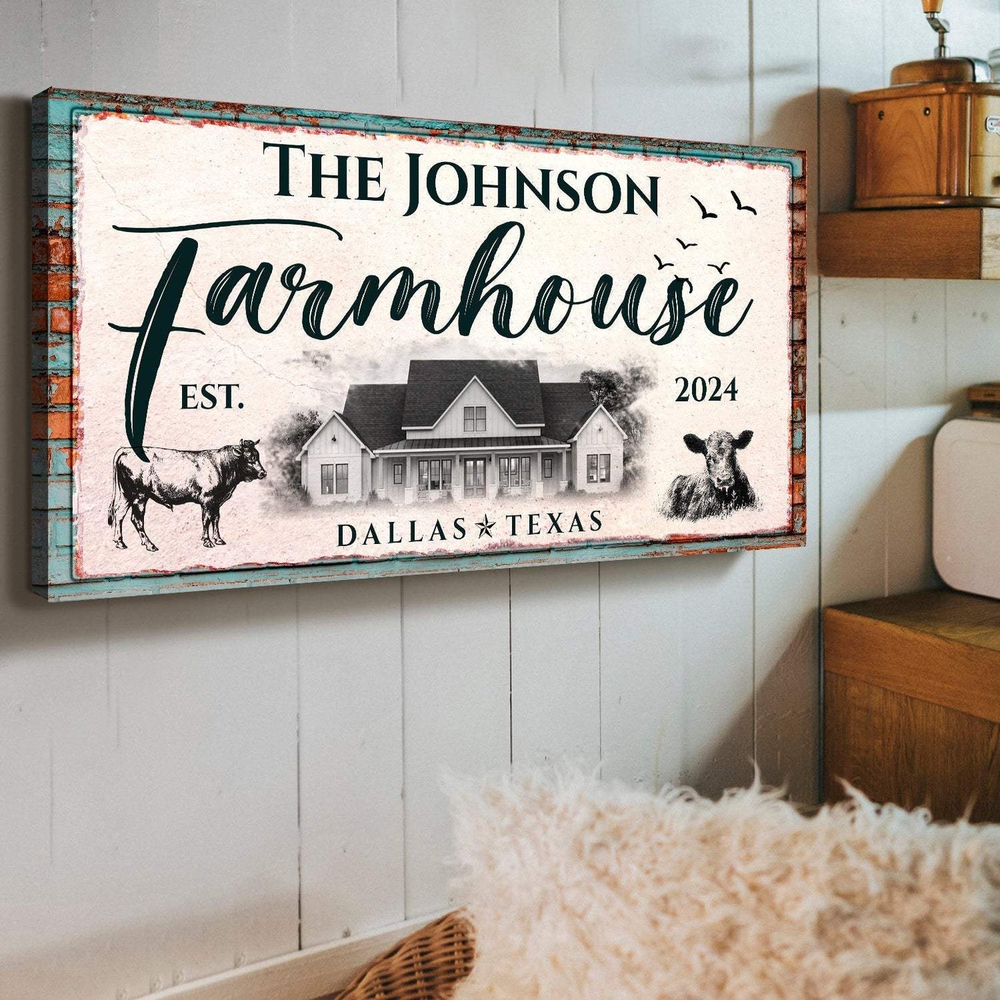 Custom Farmhouse Sign II - Tailored Canvases - Flyclothing LLC