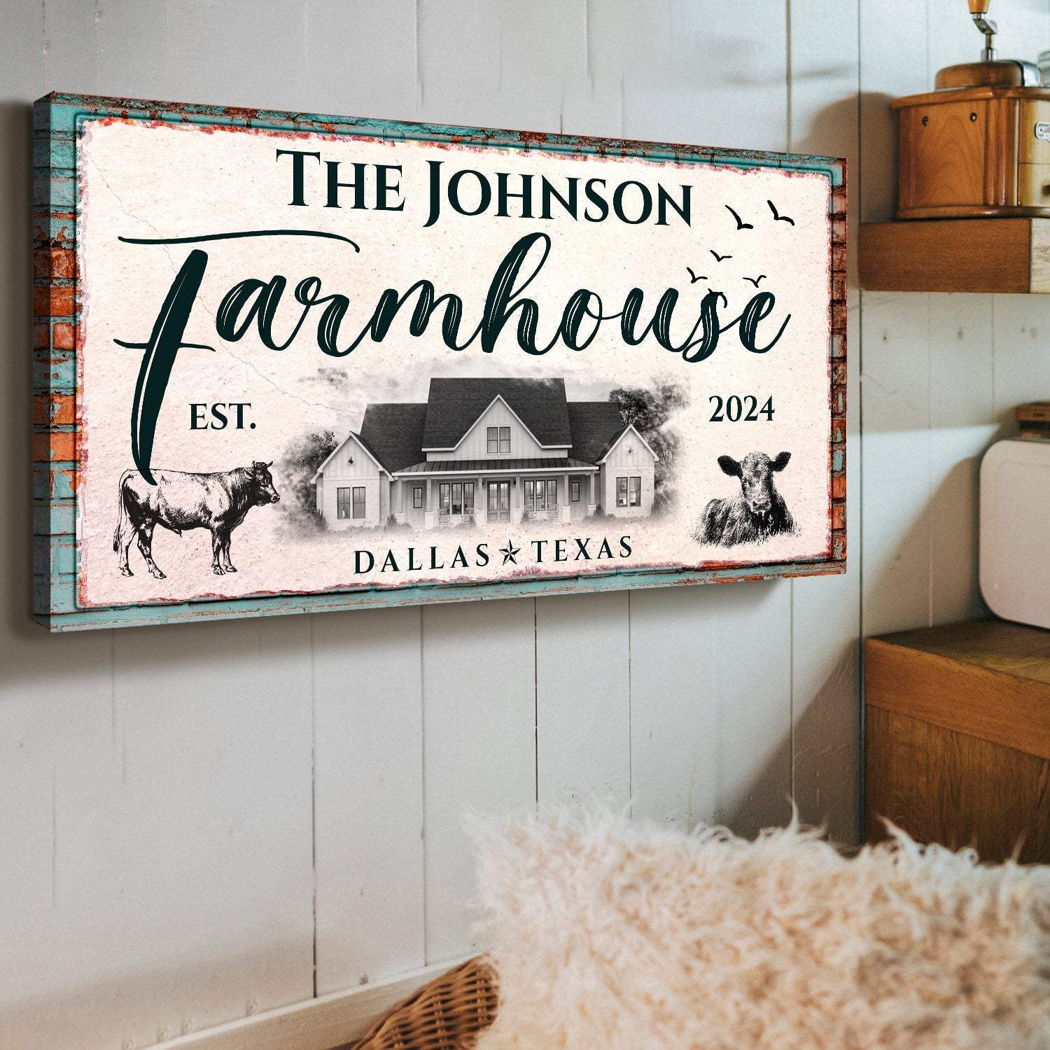 Custom Farmhouse Sign II - Tailored Canvases - Flyclothing LLC