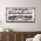 Custom Farmhouse Sign - Tailored Canvases - Flyclothing LLC