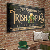 Custom Irish Pub Bar Sign III - Tailored Canvases - Flyclothing LLC
