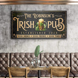 Custom Irish Pub Bar Sign III - Tailored Canvases - Flyclothing LLC