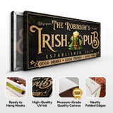 Custom Irish Pub Bar Sign III - Tailored Canvases - Flyclothing LLC