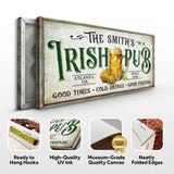 Custom Irish Pub Bar Sign II - Tailored Canvases - Flyclothing LLC
