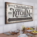 Custom Kitchen Sign II - Tailored Canvases - Flyclothing LLC
