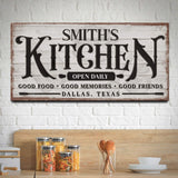 Custom Kitchen Sign - Tailored Canvases - Flyclothing LLC