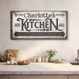 Custom Kitchen Sign II - Tailored Canvases - Flyclothing LLC