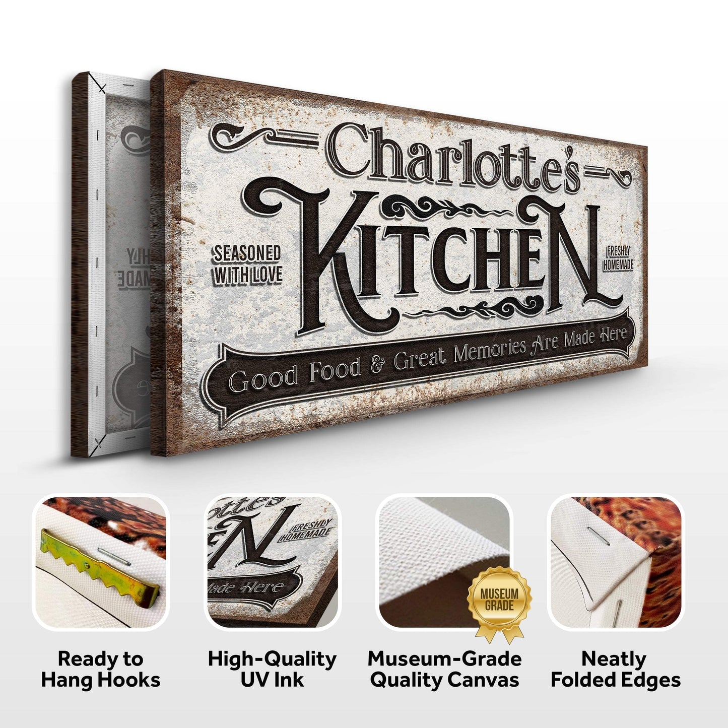 Custom Kitchen Sign II - Tailored Canvases - Flyclothing LLC