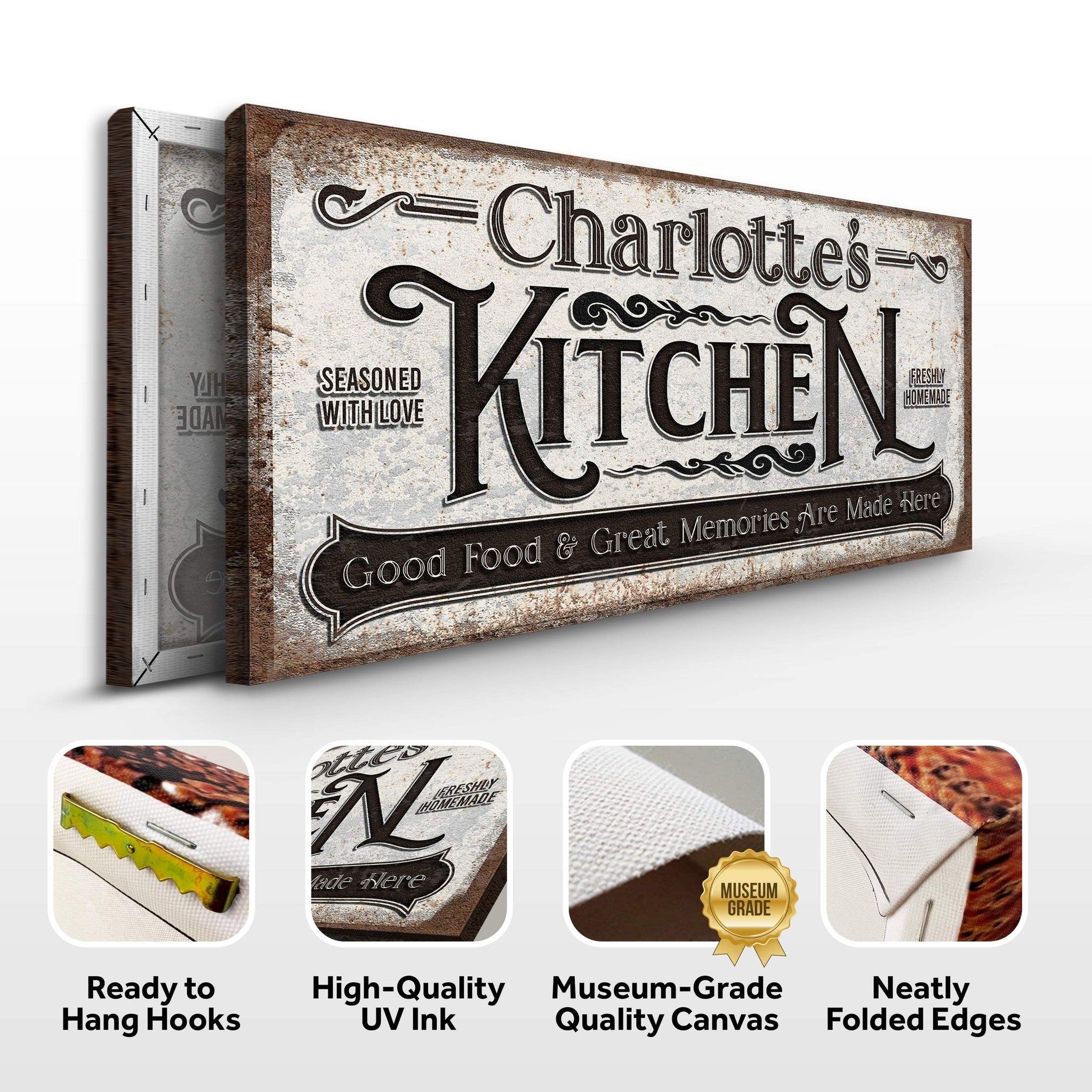 Custom Kitchen Sign II - Tailored Canvases - Flyclothing LLC