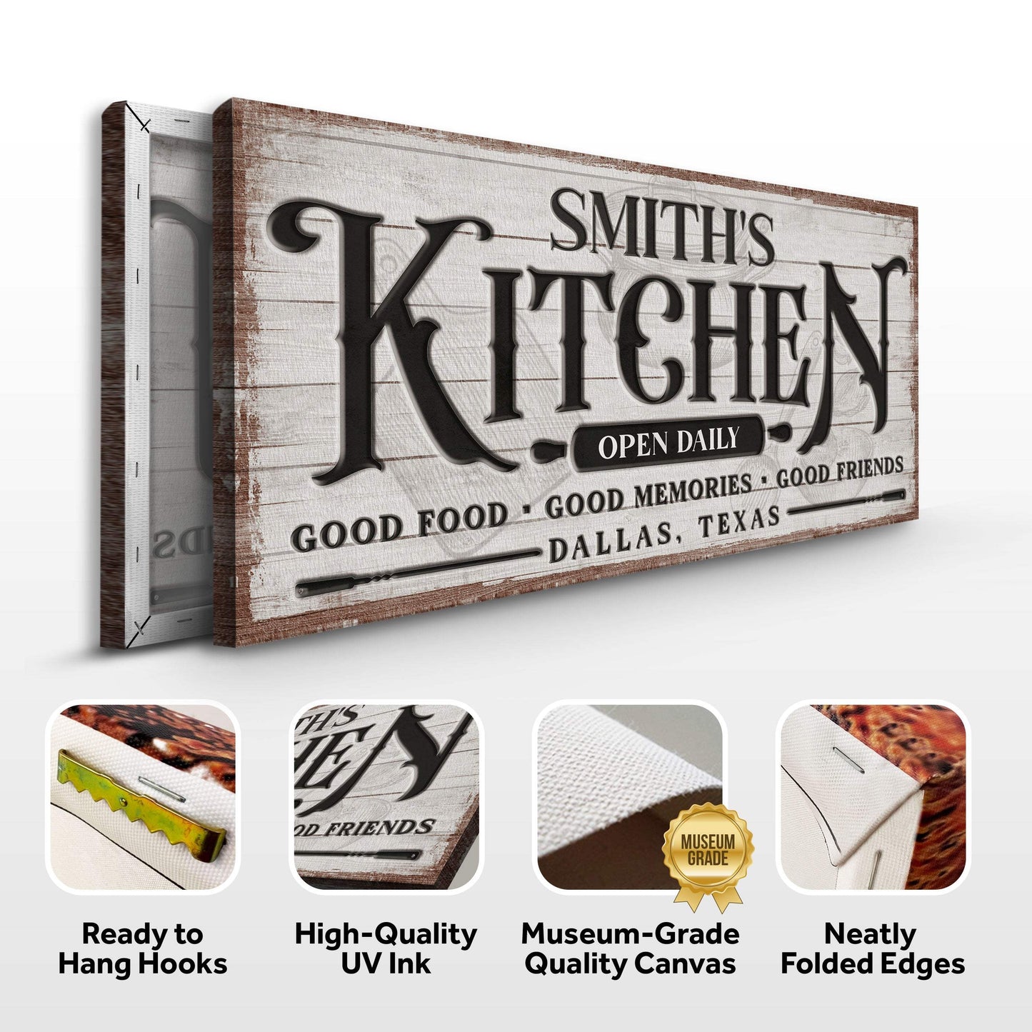 Custom Kitchen Sign - Tailored Canvases - Flyclothing LLC