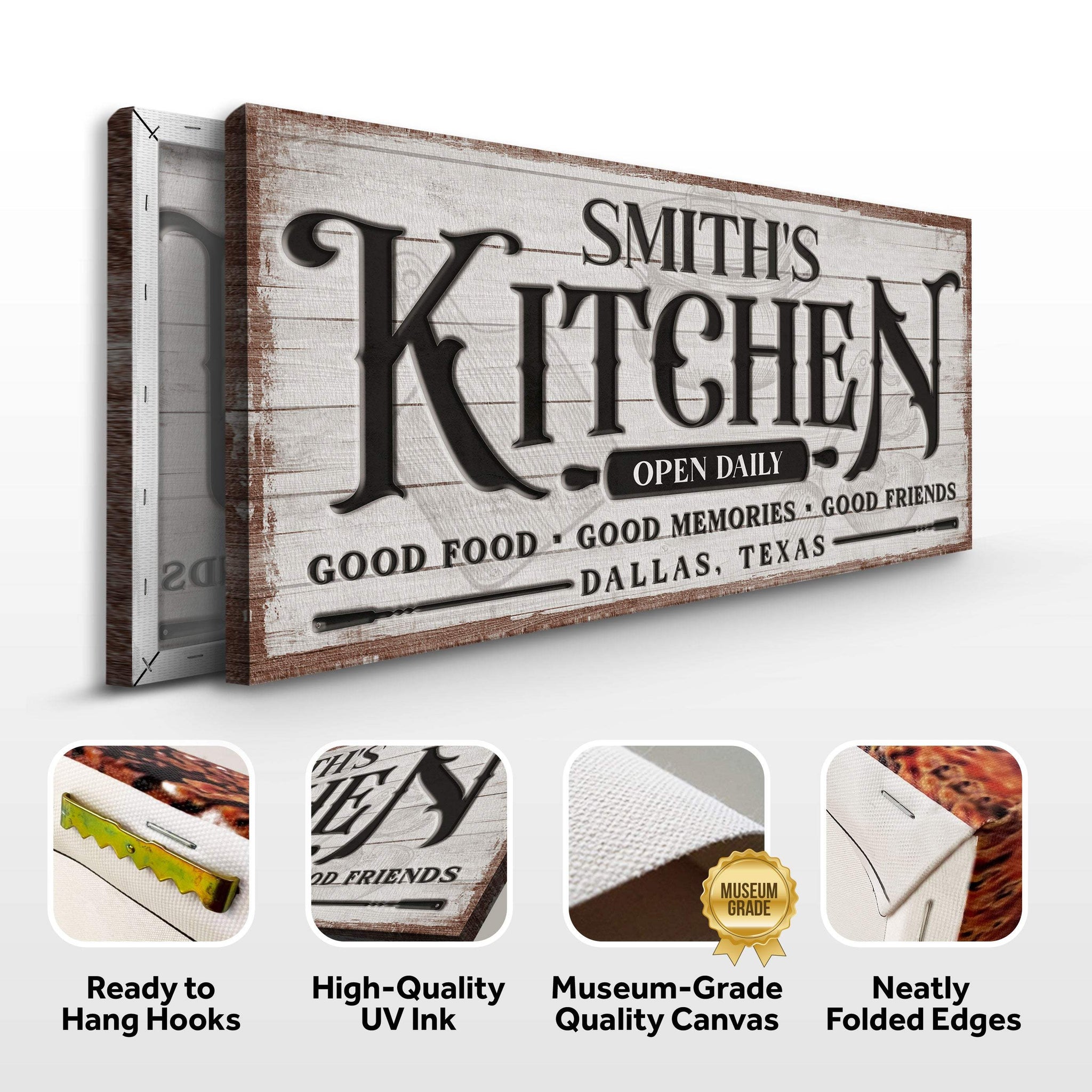 Custom Kitchen Sign - Tailored Canvases - Flyclothing LLC