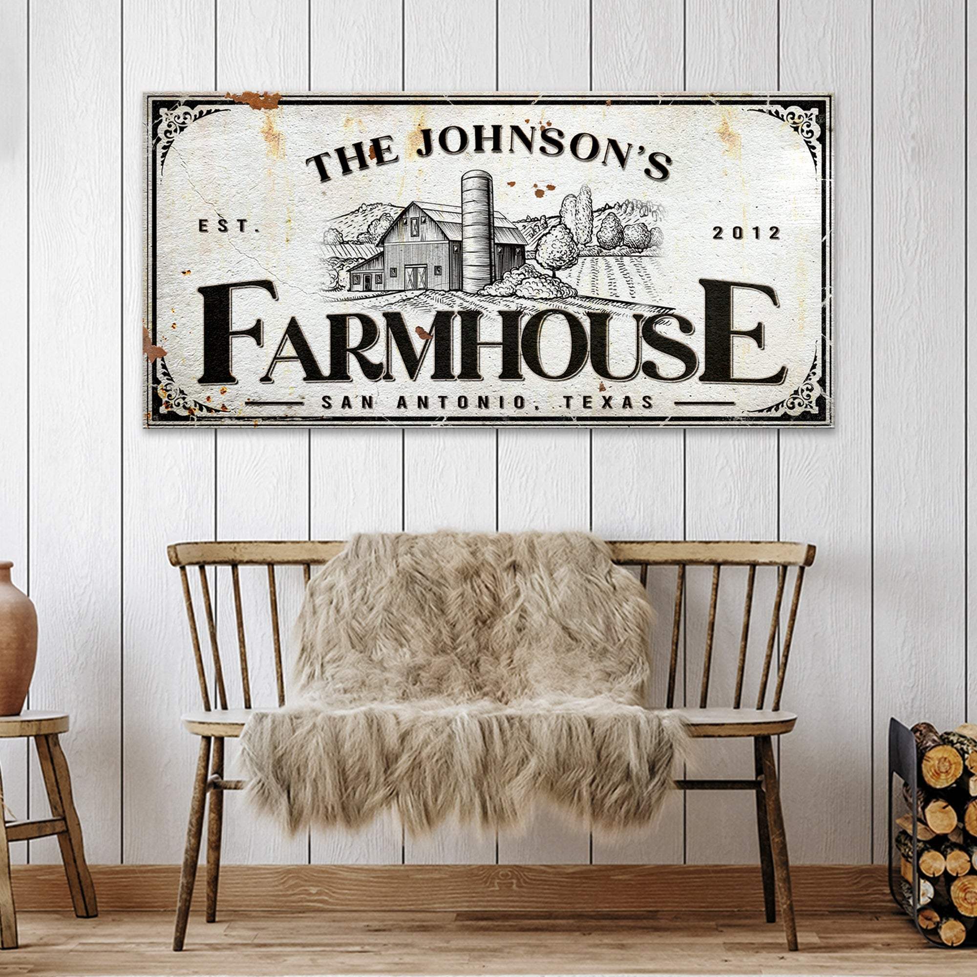 Custom Rustic Farmhouse Sign III - Tailored Canvases - Flyclothing LLC
