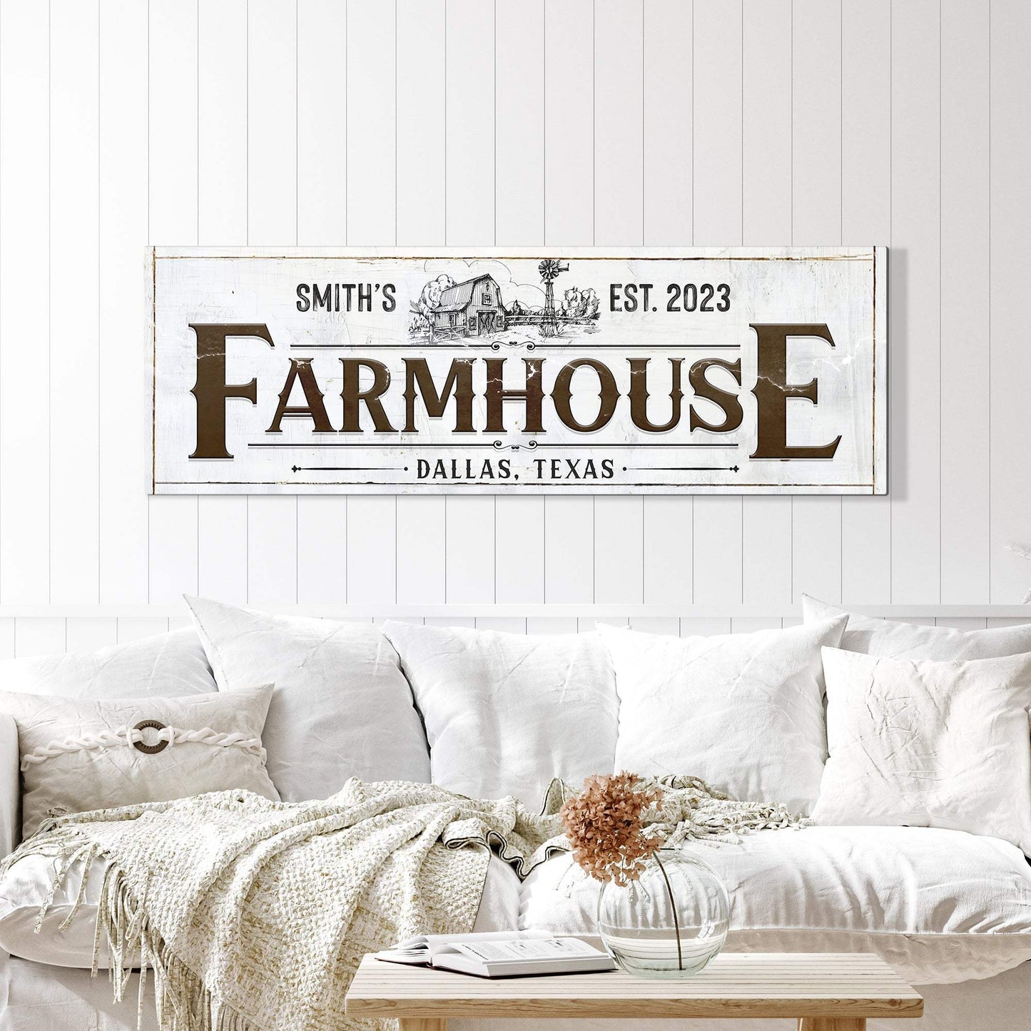Custom Rustic Farmhouse Sign II - Tailored Canvases - Flyclothing LLC