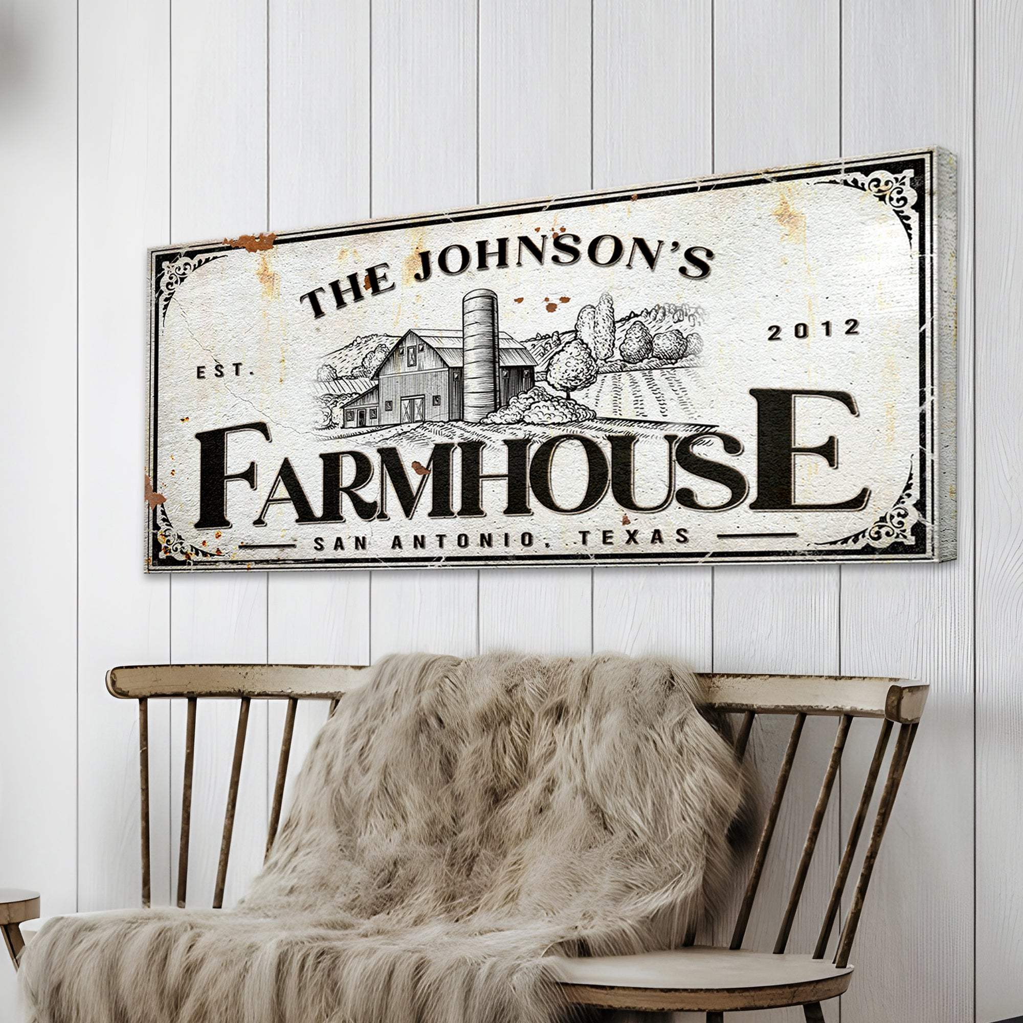 Custom Rustic Farmhouse Sign III - Tailored Canvases - Flyclothing LLC