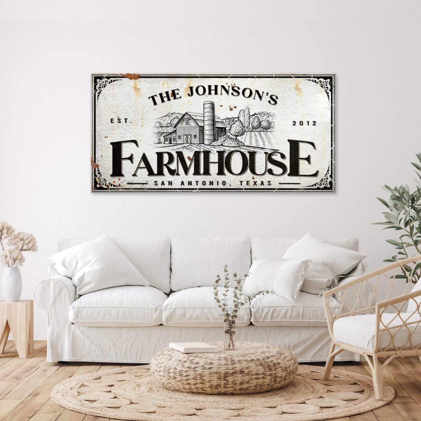Custom Rustic Farmhouse Sign III - Tailored Canvases - Flyclothing LLC