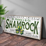 Custom Shamrock Cafe Sign - Tailored Canvases - Flyclothing LLC
