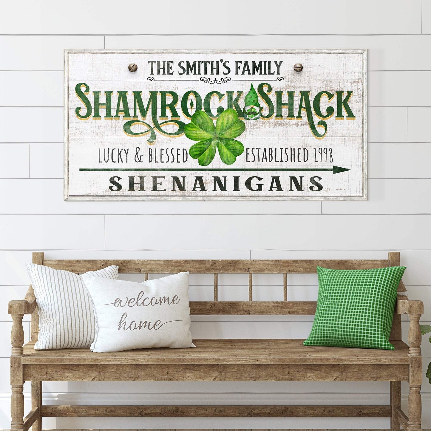 Custom Shamrock Shack Sign - Tailored Canvases - Flyclothing LLC