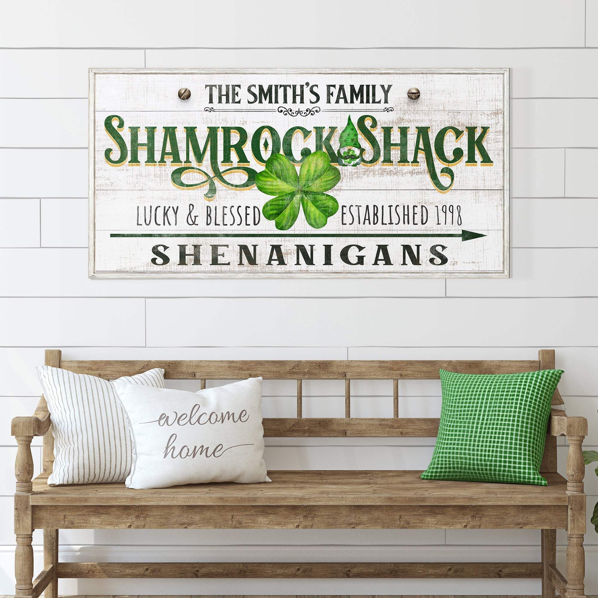 Custom Shamrock Shack Sign - Tailored Canvases - Flyclothing LLC